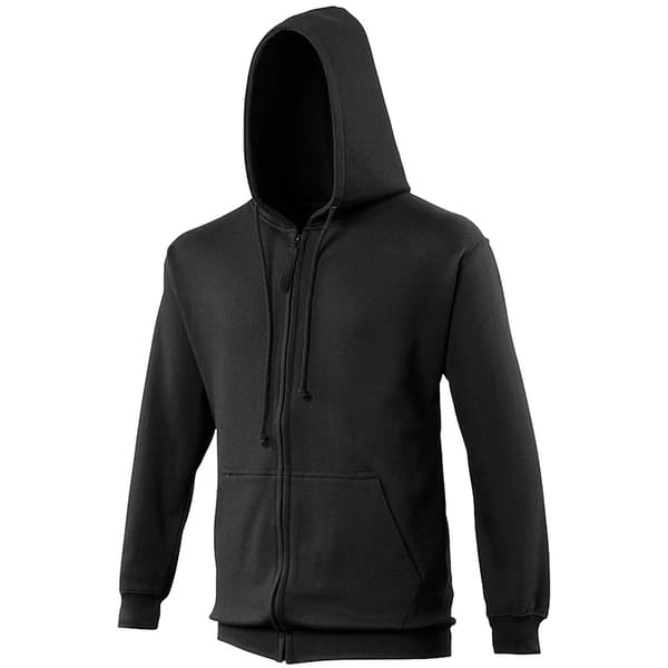 Awdis Plain Mens Hooded Full Zip Hoodie / Zoodie