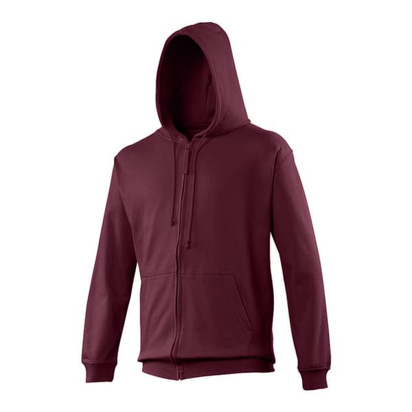 Awdis Plain Mens Hooded Full Zip Hoodie / Zoodie