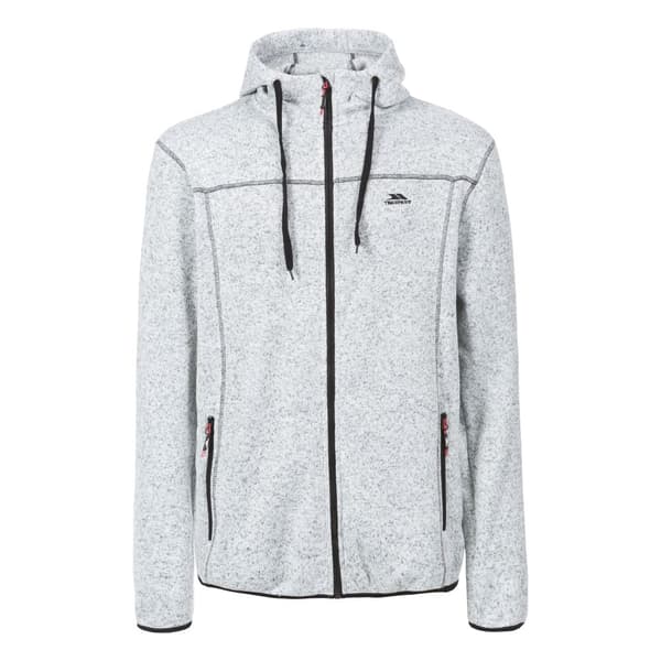 Trespass Mens Odeno Full Zip Hoodie Cool Grey Marl XXS