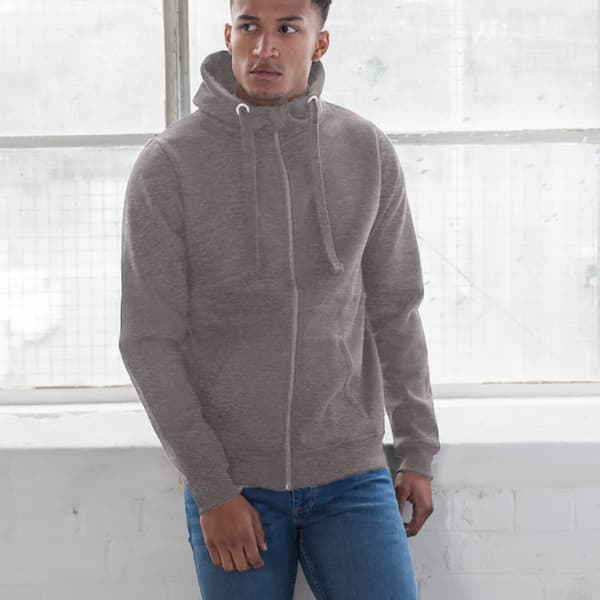 AWDis Just Hoods Mens Graduate Heavyweight Full Zip Hoodie