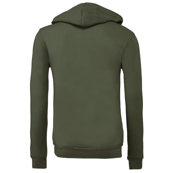 Canvas Unixex Zip-up Polycotton Fleece Hooded Sweatshirt / Hoodie