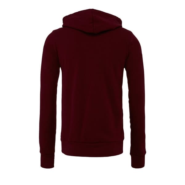 Canvas Unixex Zip-up Polycotton Fleece Hooded Sweatshirt / Hoodie
