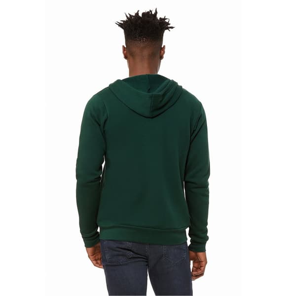 Canvas Unixex Zip-up Polycotton Fleece Hooded Sweatshirt / Hoodie