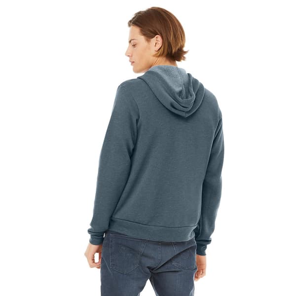 Canvas Unixex Zip-up Polycotton Fleece Hooded Sweatshirt / Hoodie
