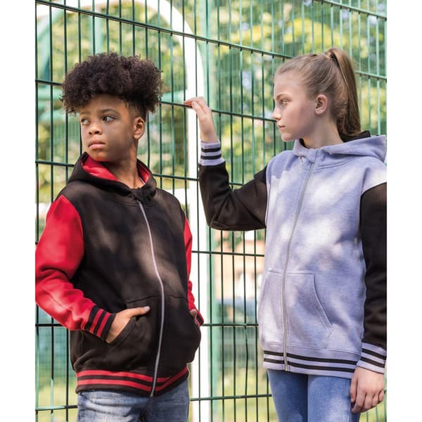 AWDis Hoods Childrens/Kids Urban Varsity Hoodie