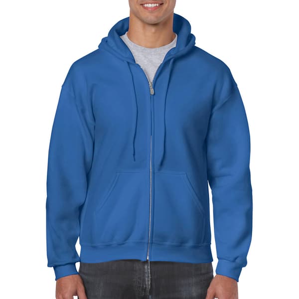 Gildan Heavy Blend Unisex Adult Full Zip Hooded Sweatshirt Top