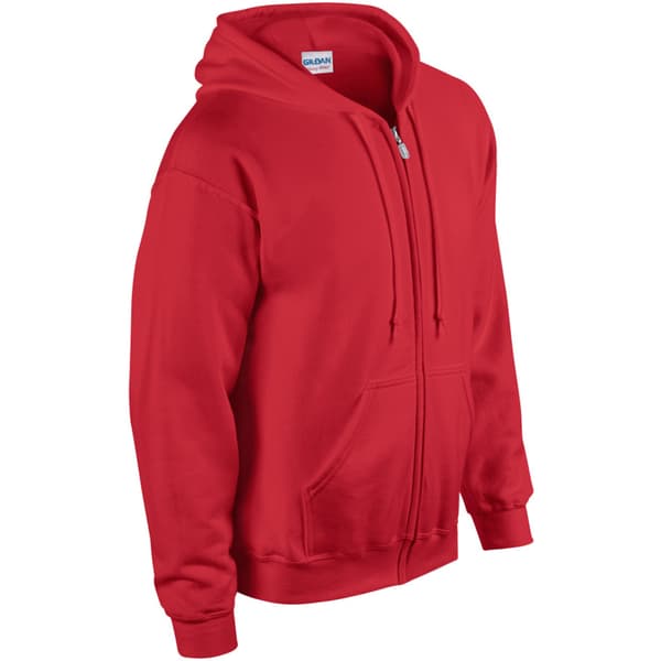 Gildan Heavy Blend Unisex Adult Full Zip Hooded Sweatshirt Top