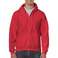Miniatyrbilde 4 av 5: Gildan Heavy Blend Unisex Adult Full Zip Hooded Sweatshirt Top