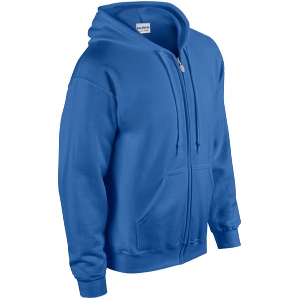 Gildan Heavy Blend Unisex Adult Full Zip Hooded Sweatshirt Top