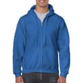 Miniatyrbilde 4 av 5: Gildan Heavy Blend Unisex Adult Full Zip Hooded Sweatshirt Top
