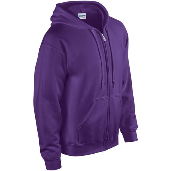 Gildan Heavy Blend Unisex Adult Full Zip Hooded Sweatshirt Top
