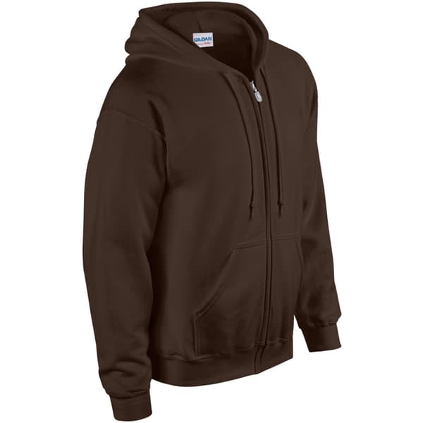 Gildan Heavy Blend Unisex Adult Full Zip Hooded Sweatshirt Top