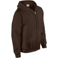 Miniatyrbilde 3 av 5: Gildan Heavy Blend Unisex Adult Full Zip Hooded Sweatshirt Top
