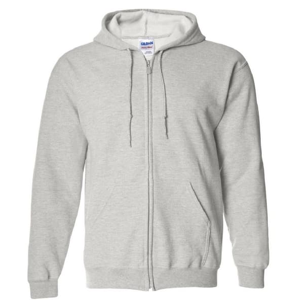 Gildan Heavy Blend Unisex Adult Full Zip Hooded Sweatshirt Top