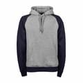 Miniatyrbillede 1 af 2: Tee Jays Sweatshirt med hætte med tofarvet hætte til mænd