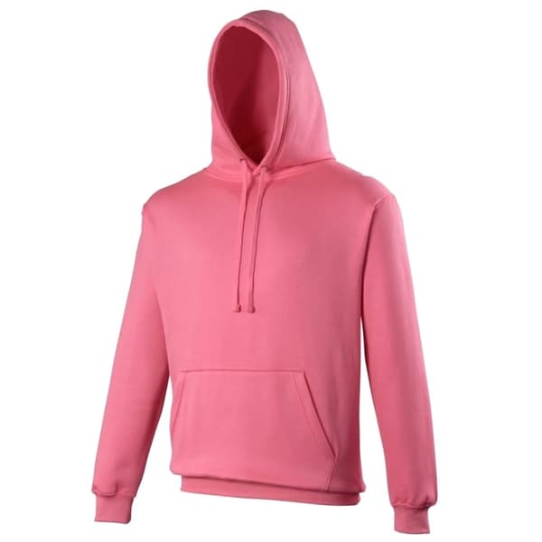 Awdis Unisex Electric Hooded Sweatshirt / Hoodie Electric Pink 2XL