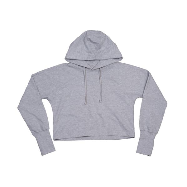 Mantis Kvinnor/Damer med kroppad luvtröja Heather Marl S
