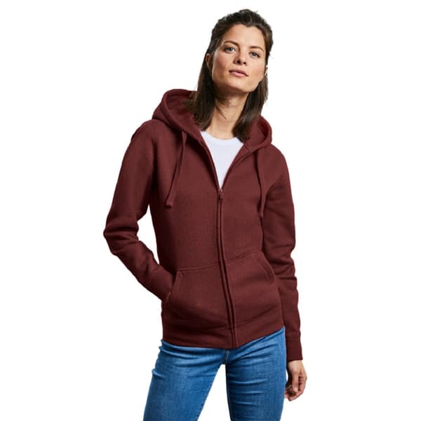 Russell Womens/Ladies Authentic Zipped Hoodie