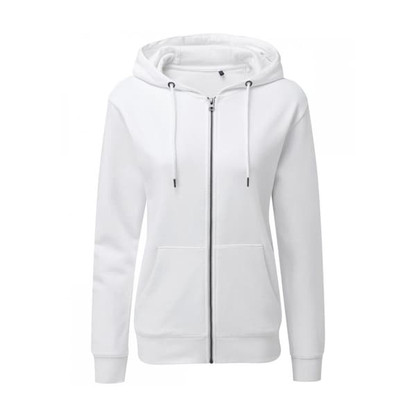 Asquith & Fox Kvinnor/Damer Zip-Through Organic Hoodie