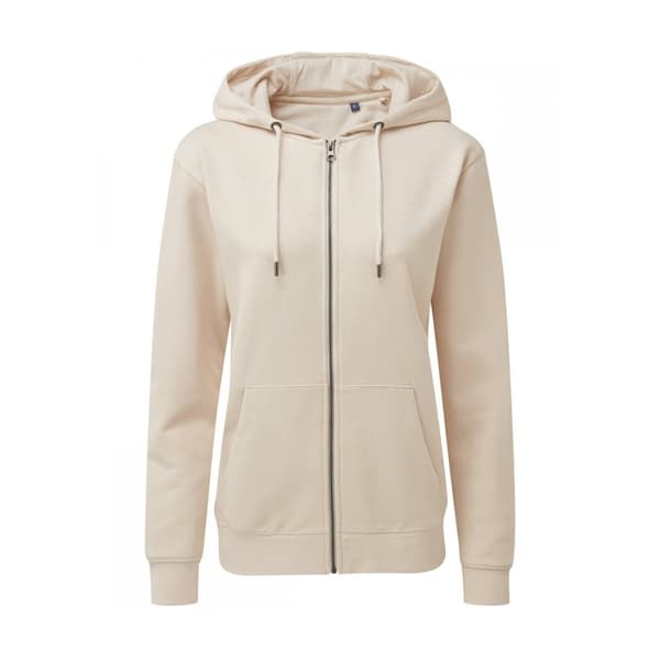 Asquith & Fox Kvinnor/Damer Zip-Through Organic Hoodie