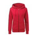 Miniatyrbild 1 av 3: Asquith & Fox Kvinnor/Damer Zip-Through Organic Hoodie