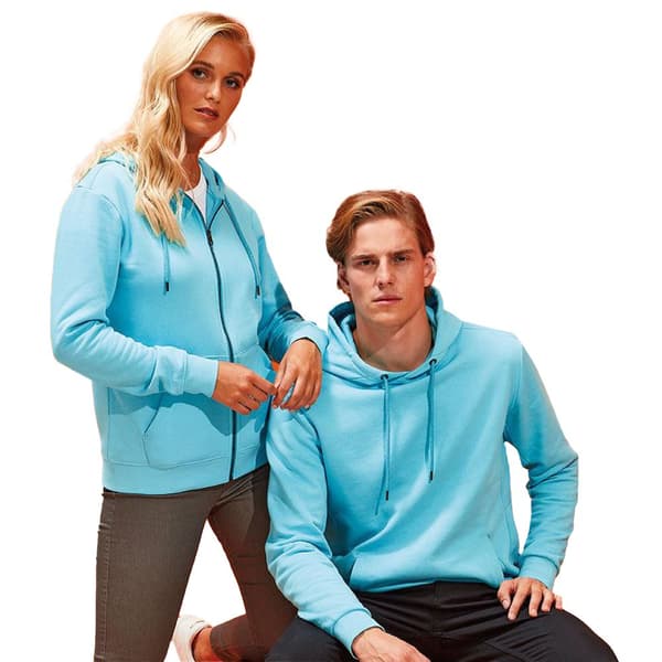Asquith & Fox Kvinnor/Damer Zip-Through Organic Hoodie