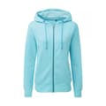 Miniatyrbild 1 av 2: Asquith & Fox Kvinnor/Damer Zip-Through Organic Hoodie