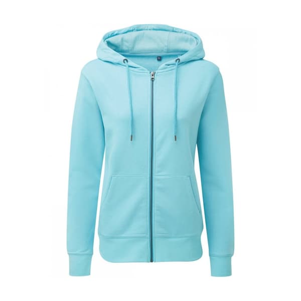 Asquith & Fox Kvinnor/Damer Zip-Through Organic Hoodie