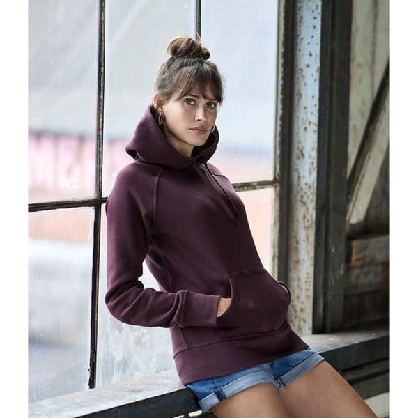 Tee Jays Womens/Ladies Raglan Hooded Sweatshirt