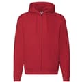 Pikkukuva 1 / 2: Fruit Of The Loom Mens Zip Through Hooded Sweatshirt / Hoodie
