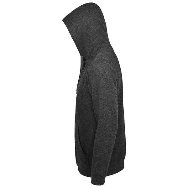 SOLS Herr Seven Full Zip Hooded Sweatshirt / Hoodie med hel dragkedja