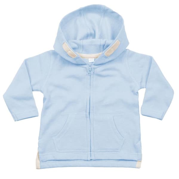 Babybugz Unisex baby-hættetrøje med fuld lynlås i børstet fleece