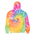 Miniatyrbilde 2 av 3: Colortone Unisex Rainbow Tie Dye Pullover Hoodie