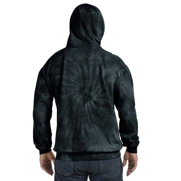Colortone Unisex Rainbow Tie Dye Pullover Hoodie