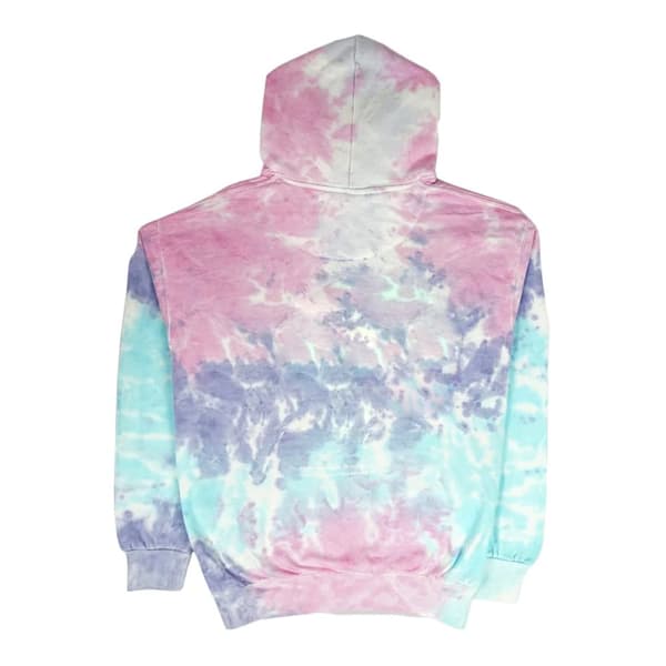 Colortone Unisex Rainbow Tie Dye Pullover Hoodie