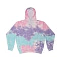 Miniatyrbilde 1 av 3: Colortone Unisex Rainbow Tie Dye Pullover Hoodie