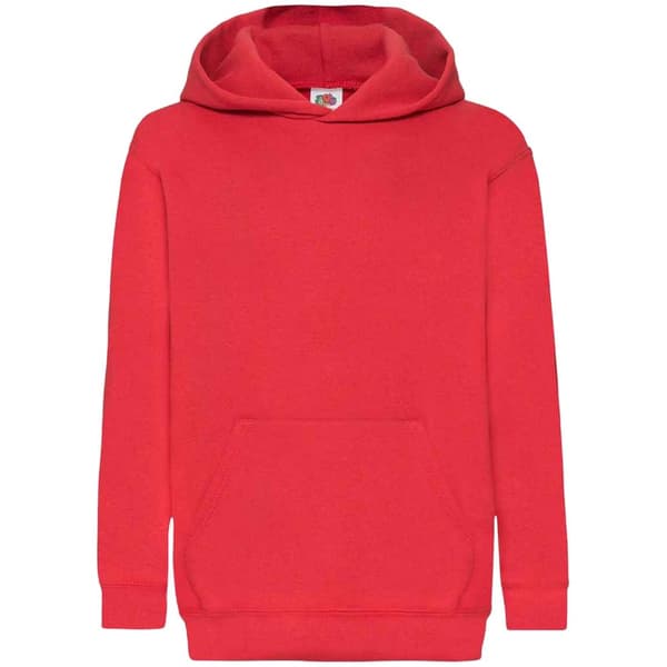 Fruit of the Loom Unisex Classic 80/20 hættetrøje til børn