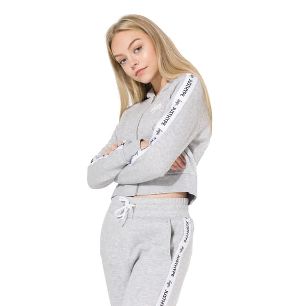 Hype Girls Just Hype Tape Crop Hoodie