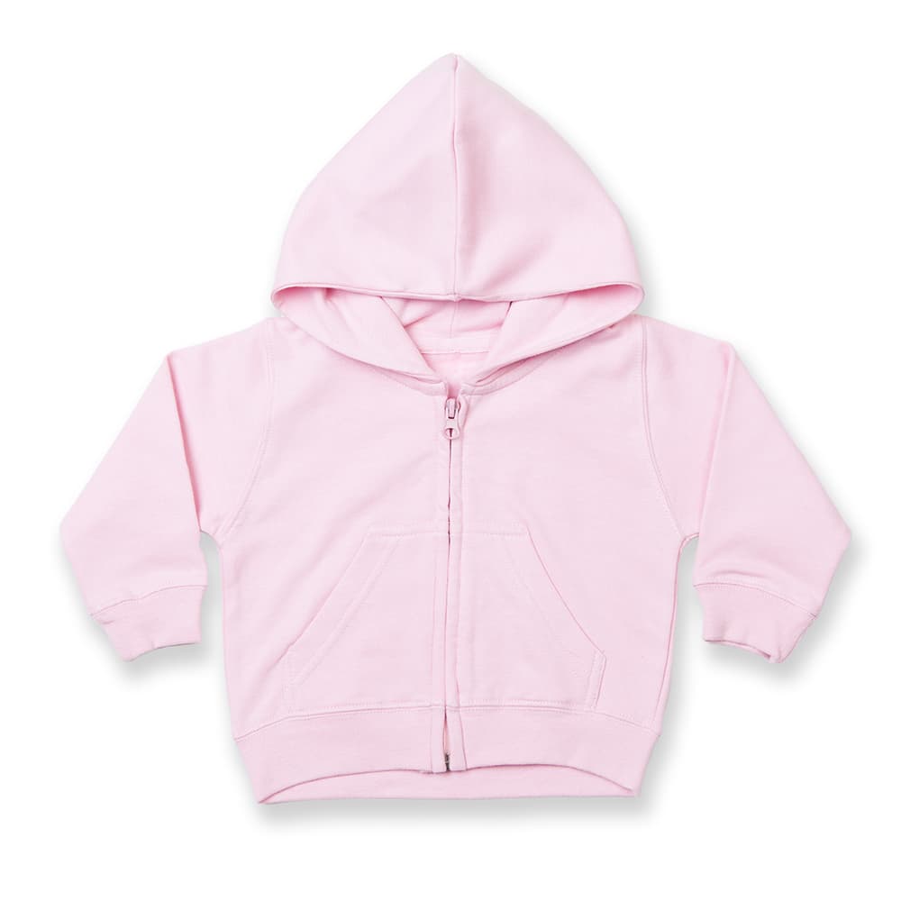 Larkwood Baby/Kids Zip Through Hooded Sweatshirt / Hoodie med huva