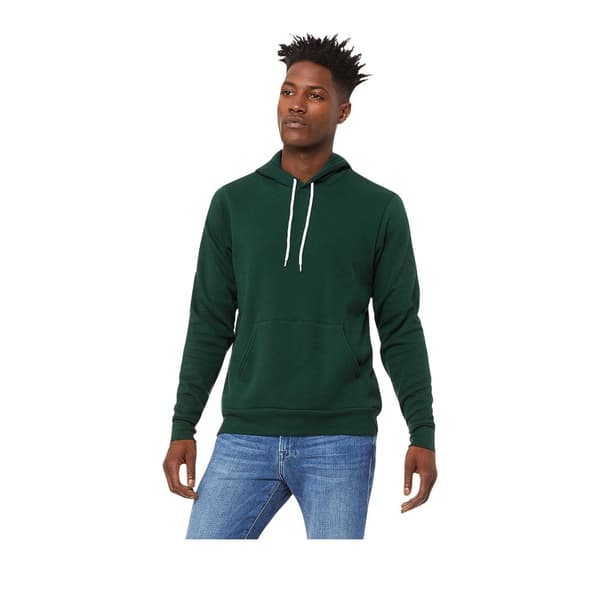 Bella + Canvas Unisex Pullover Polycotton Fleece Hooded Sweatshirt / Hoodie