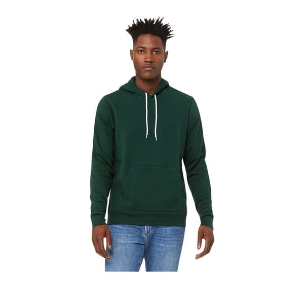 Bella + Canvas Unisex Pullover Polycotton Fleece Hooded Sweatshirt / Hoodie