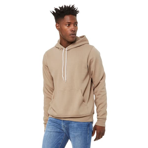 Bella + Canvas Unisex Pullover Polycotton Fleece Hooded Sweatshirt / Hoodie