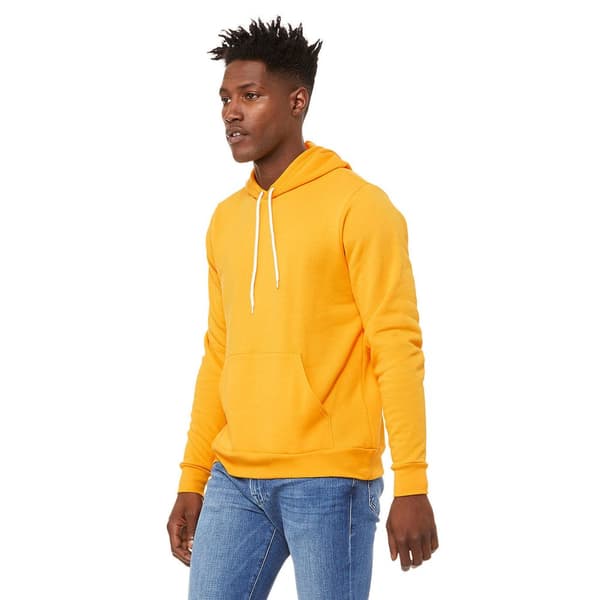 Bella + Canvas Unisex Pullover Polycotton Fleece Hooded Sweatshirt / Hoodie