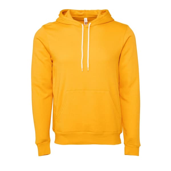 Bella + Canvas Unisex Pullover Polycotton Fleece Hooded Sweatshirt / Hoodie