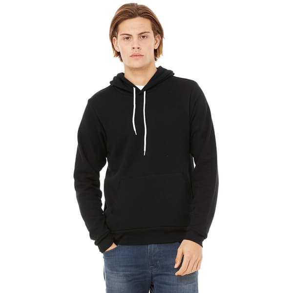 Bella + Canvas Unisex Pullover Polycotton Fleece Hooded Sweatshirt / Hoodie