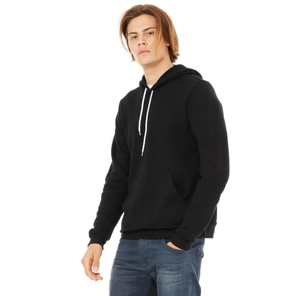 Bella + Canvas Unisex Pullover Polycotton Fleece Hooded Sweatshirt / Hoodie