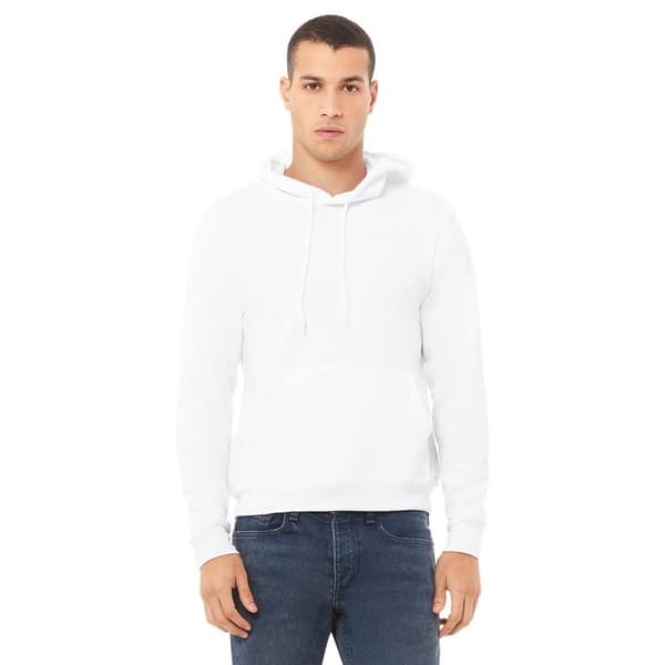 Bella + Canvas Unisex Pullover Polycotton Fleece Hooded Sweatshirt / Hoodie