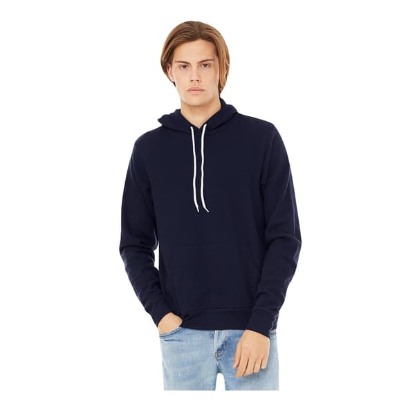 Bella + Canvas Unisex Pullover Polycotton Fleece Hooded Sweatshirt / Hoodie
