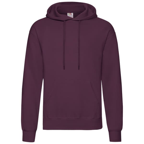 Fruit Of The Loom Unisex Adults Classic Hooded Sweatshirt