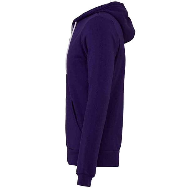Bella + Canvas Adults Unisex Full Zip Hoodie